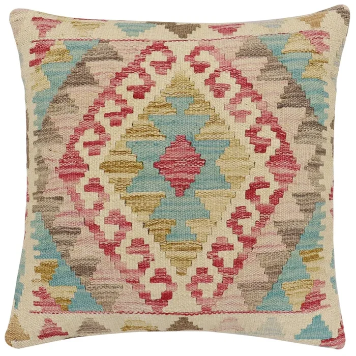 Tribal Cantwell Turkish Hand-Woven Kilim Pillow