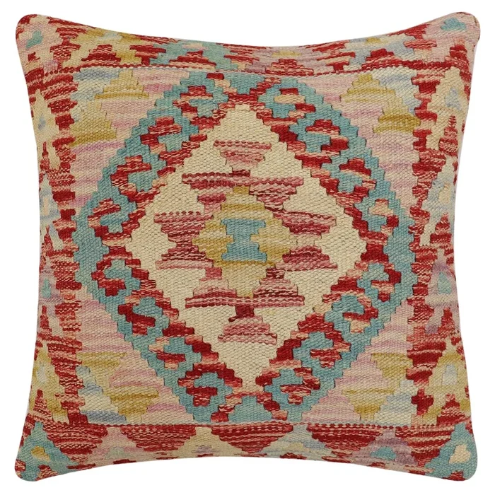 Tribal Cheryl Turkish Hand-Woven Kilim Pillow