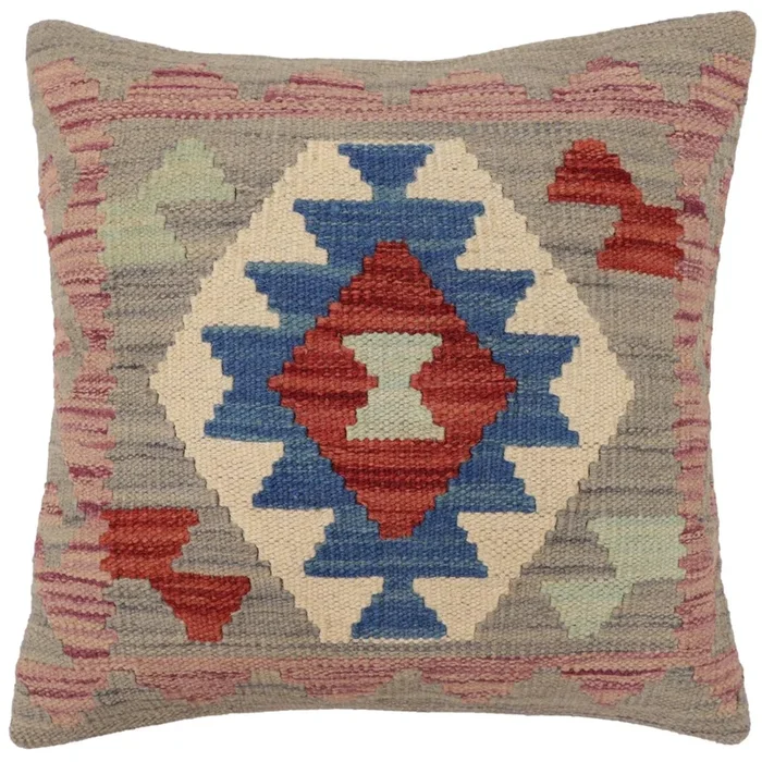 Tribal Huang Turkish Hand-Woven Kilim Pillow