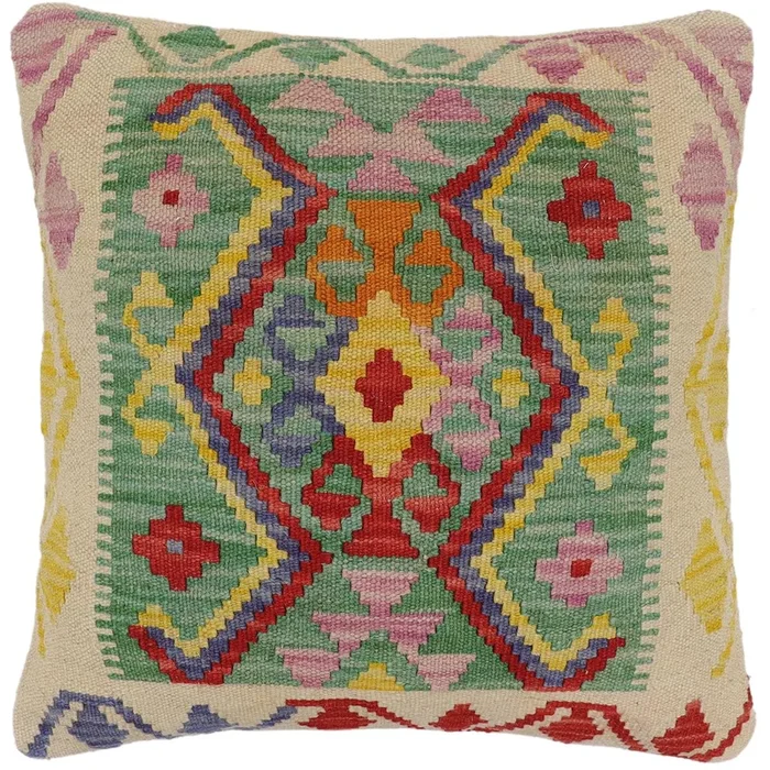 Tribal Juan Turkish Hand-Woven Kilim Pillow