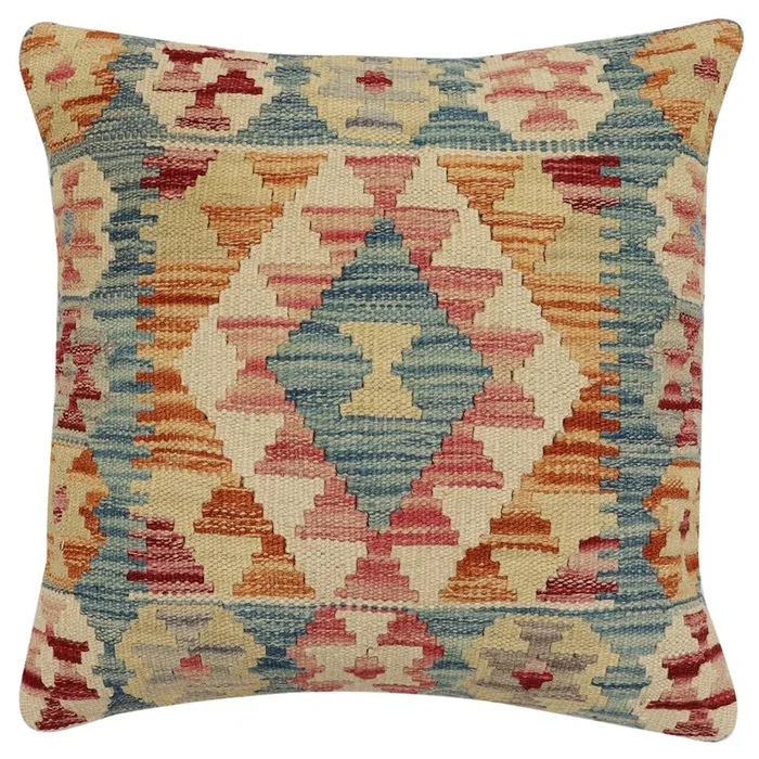 Tribal Kaitlin Turkish Hand-Woven Kilim Pillow