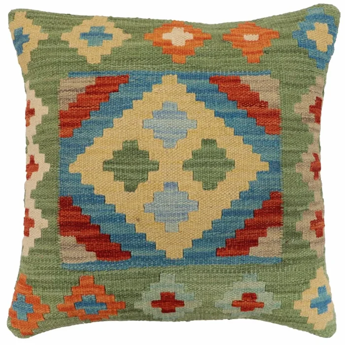 Tribal Kelley Turkish Hand-Woven Kilim Pillow