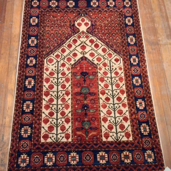 Tribal Kholton Prayer Rug. 6′.8″ x 4′.4″