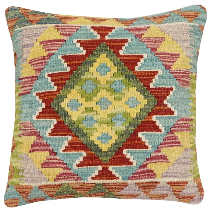 Tribal Kori Turkish Hand-Woven Kilim Pillow