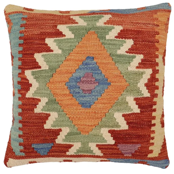 Tribal Mendoza Turkish Hand-Woven Kilim Pillow