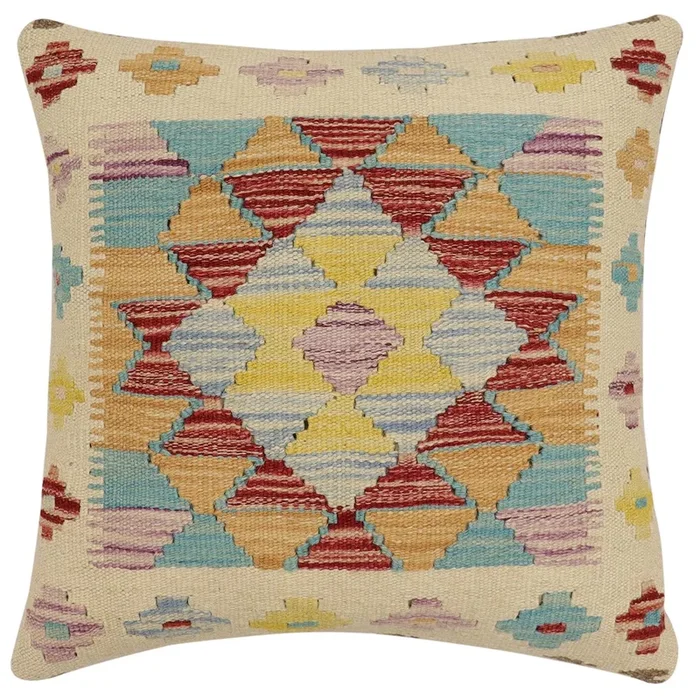 Tribal Mitchell Turkish Hand-Woven Kilim Pillow