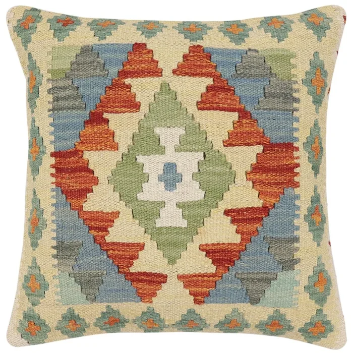 Tribal Reardon Turkish Hand-Woven Kilim Pillow