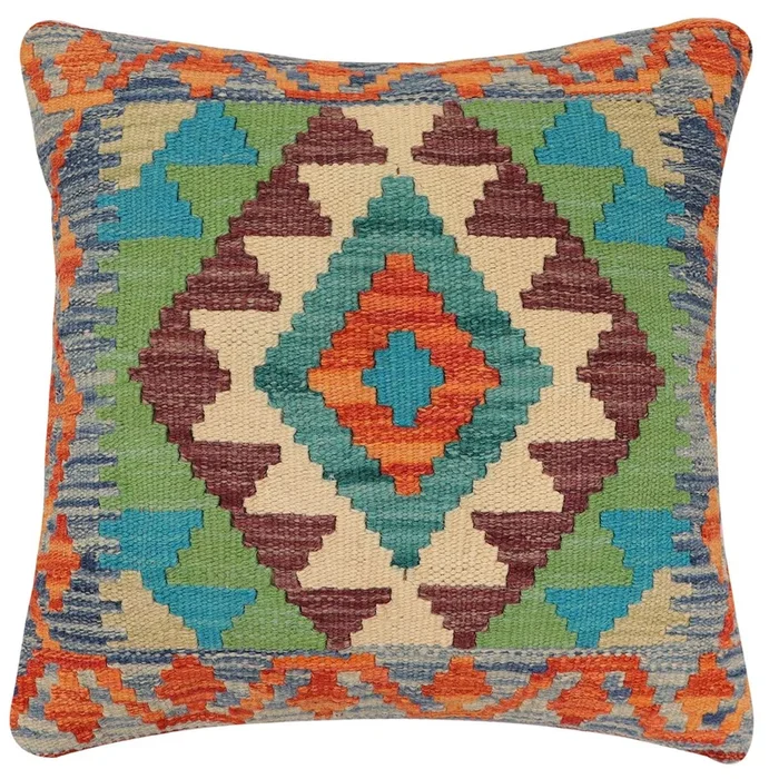 Tribal Stott Turkish Hand-Woven Kilim Pillow