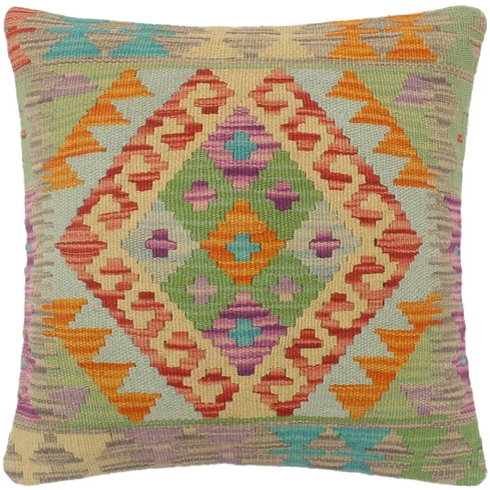 Tribal Turkish Cochrane Hand Woven Kilim Pillow