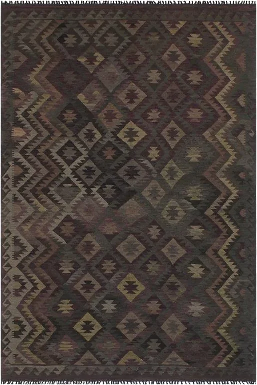 Tribal Turkish Kilim Scot Hand-Woven Wool Rug – 6’5” x 9’8”