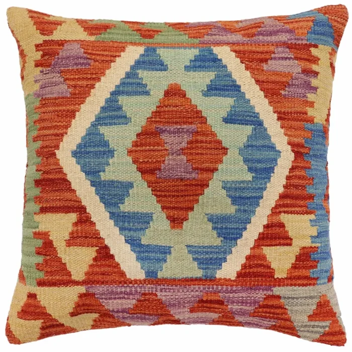 Tribal Weaver Turkish Hand-Woven Kilim Pillow