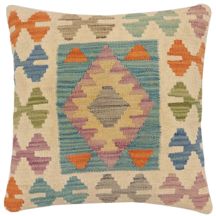 Tribal Wilkinso Turkish Hand-Woven Kilim Pillow