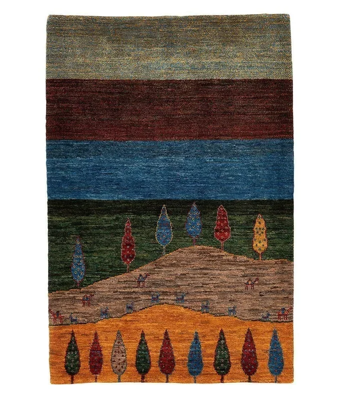 TUFENKIAN PERSIAN GABBEH TAJIK 2′ 7″ x 3′ 11″