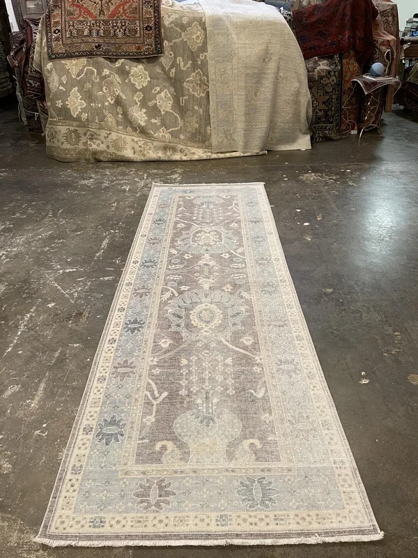 Turkish Hand-Loomed Rug – 3’3″ x 9’11”