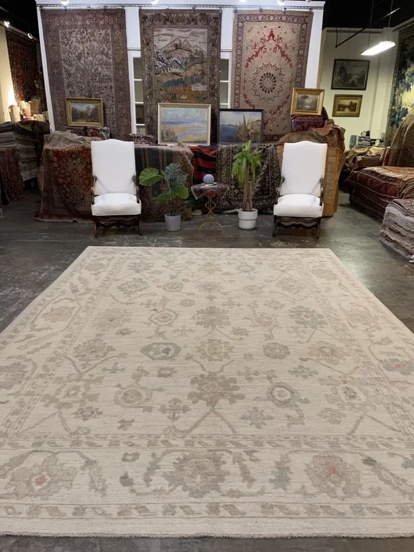 Turkish Oushak – 9’1″ x 12′