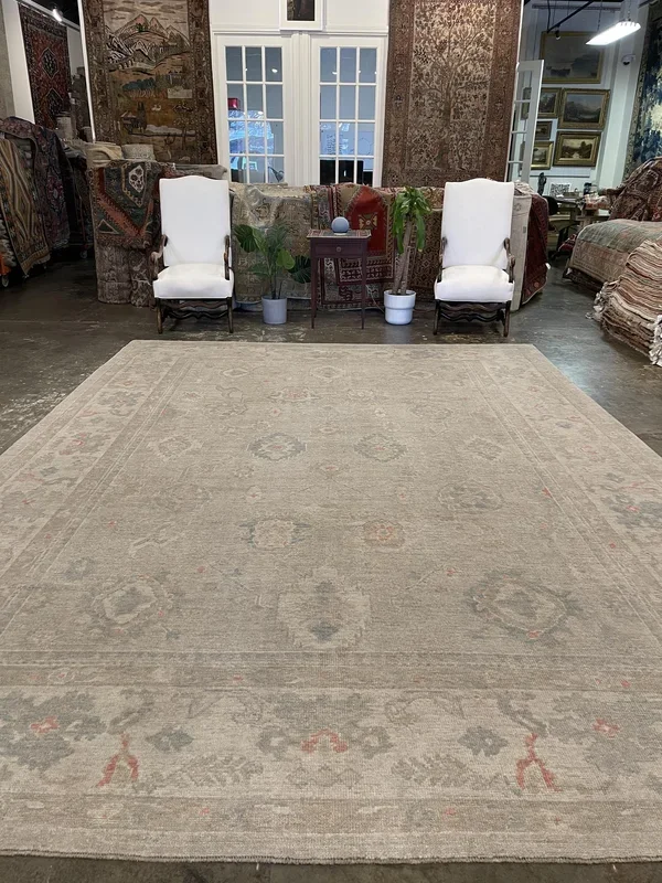Turkish Oushak Rug – 10’1″ x 13’8″