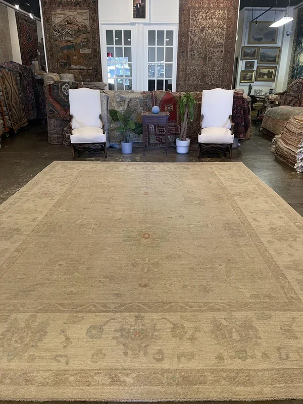 Turkish Oushak Rug – 10’6″ x 13’9″