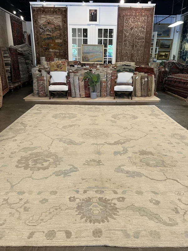 Turkish Oushak Rug – 11’10” x 14’10”