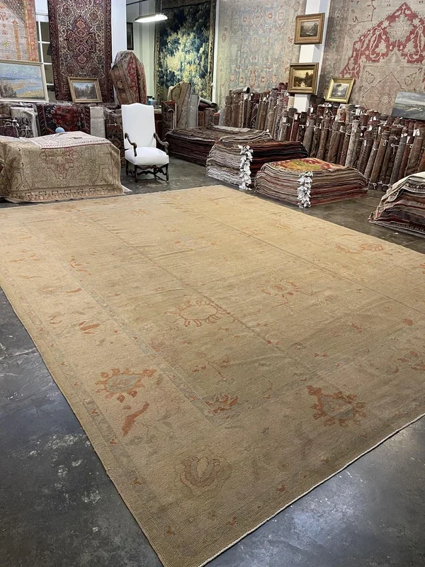Turkish Oushak Rug – 12’11” x 16’5″