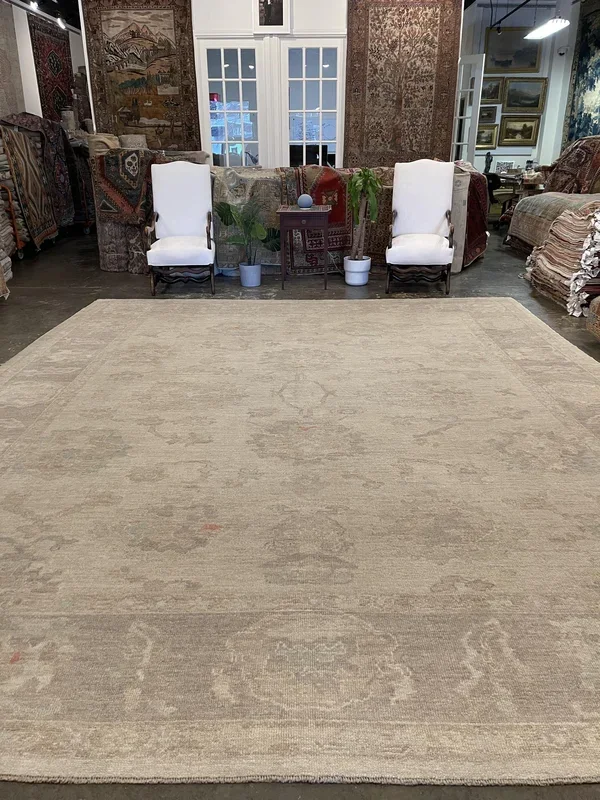 Turkish Oushak Rug – 12’5″ x 15’1″