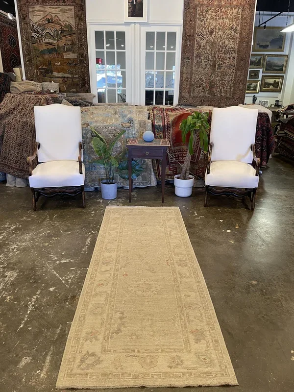 Turkish Oushak Rug – 2’11” x 7’7″