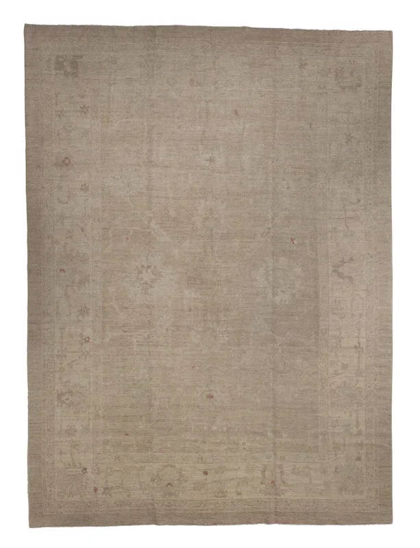 Turkish Oushak Rug – 9′ x 12’1″