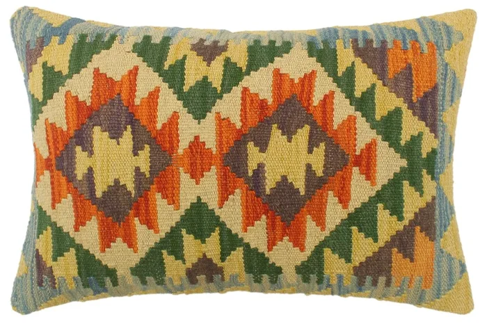 Turkish Rustic Cairns Hand Woven Kilim Pillow