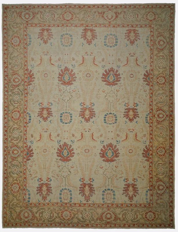 Turkish Sultanabad Rug – 10’8″ x 14’7″