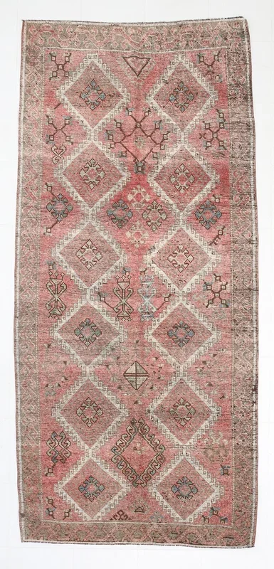 Turkish Vintage Rug 4’11” x 10’8″ ft