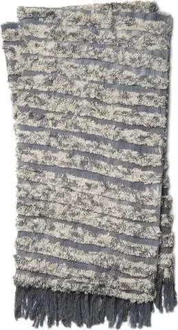 Tyra T0031 Charcoal Throw Blanket