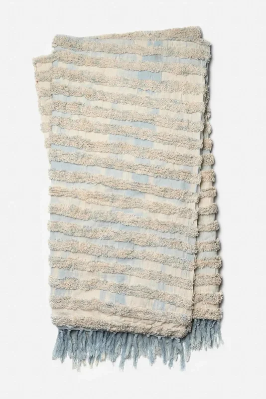 Tyra T0031 Lt. Blue Throw Blanket