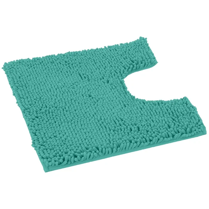U-Shaped Toilet Bathroom Rug, 20×23, Turquoise