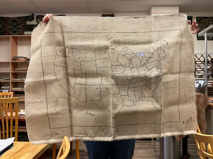 USA Map 24×36