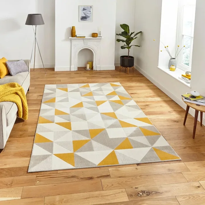 Vancouver 18214 Beige Yellow Rug