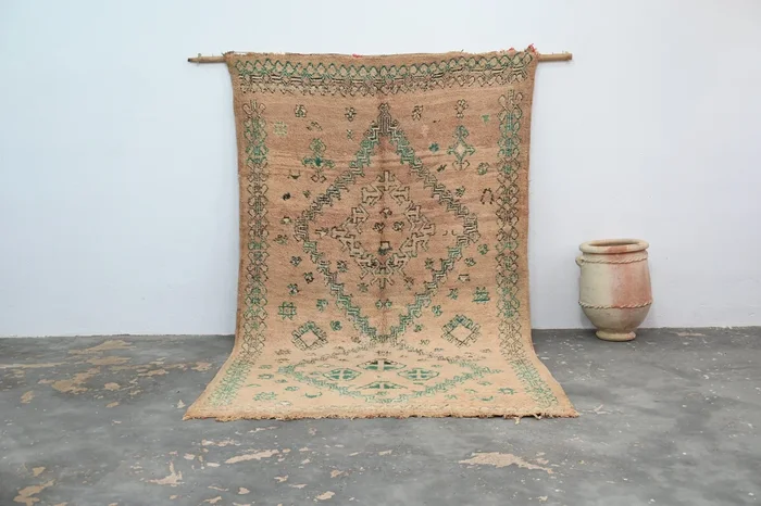 Vintage 1970s Handwoven Boujaad Rug, 320 x 180 cm, V-125