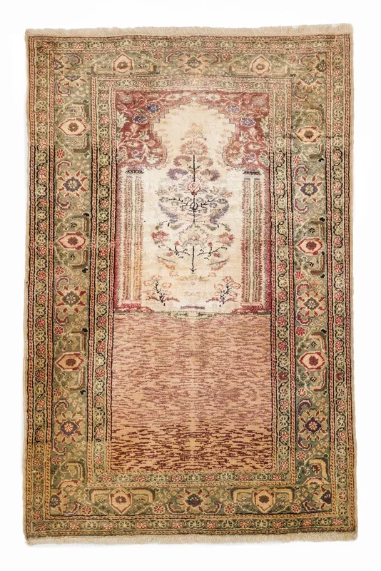 Vintage Anatolian Rug 4’5″ x 3′