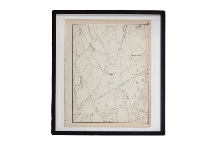 Vintage Armonk and North Castle NY Map
