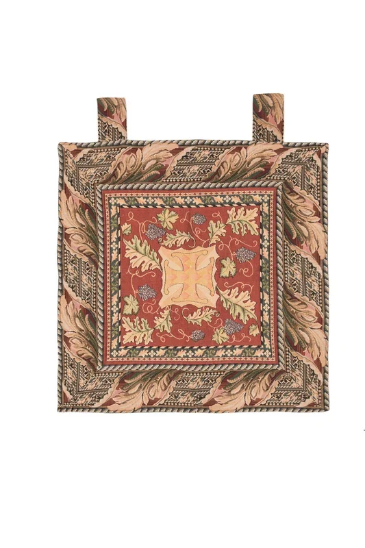 Vintage European Flemish Tapestry 2’4″ x 2’4″