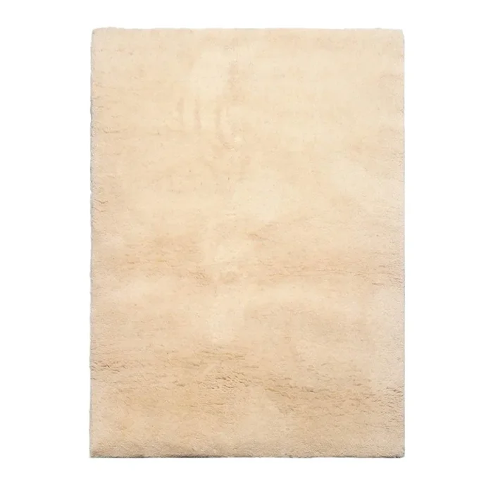 Vintage Gabbah Hand Knotted Modern Wool Area Rug Ivory 2’10” x 3’11”