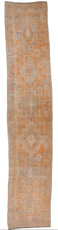 Vintage Herki Runner Rug 2’6″ x 12’5″ ft