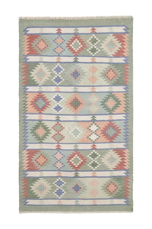 Vintage Indian Dhurrie Kilim 5’7″ x 3’4″