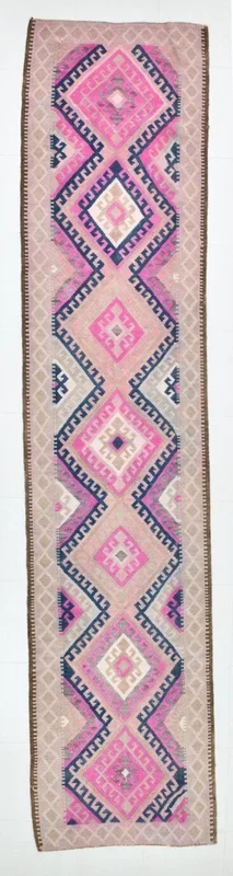 Vintage Kilim Anatolian 2’11” x 12’11” ft