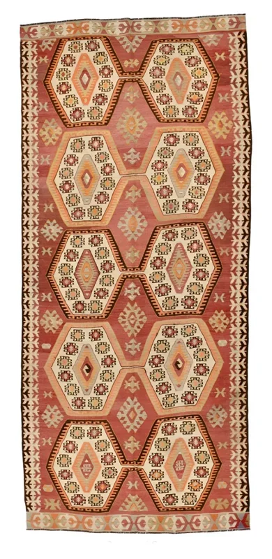 Vintage Kilim Anatolian 4’11” x 10’11” ft