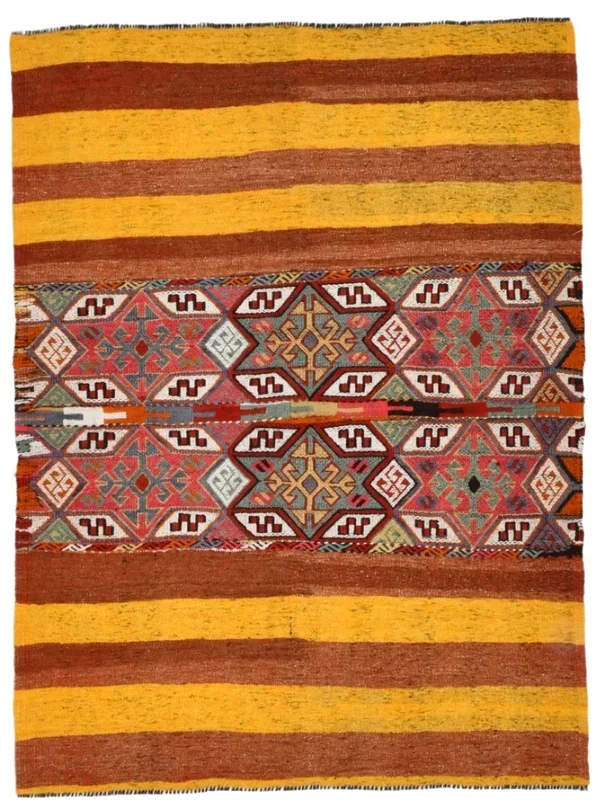 Vintage Kilim Anatolian 4’3″ x 5’8″ ft