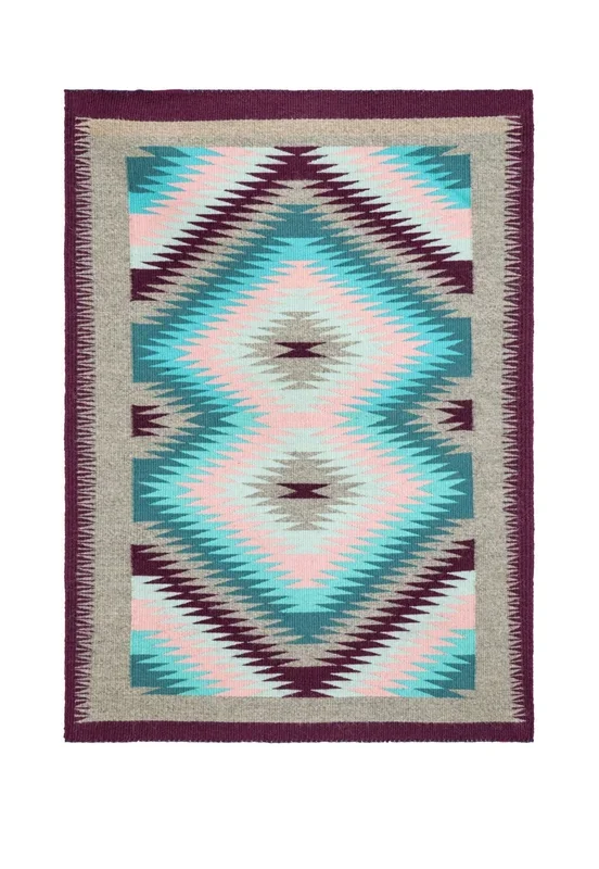 Vintage Native American Navajo kilim 2’9″ x 2′