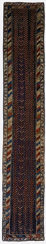Vintage Persian Bakhtiari Rug – 2’5″ x 13’2″