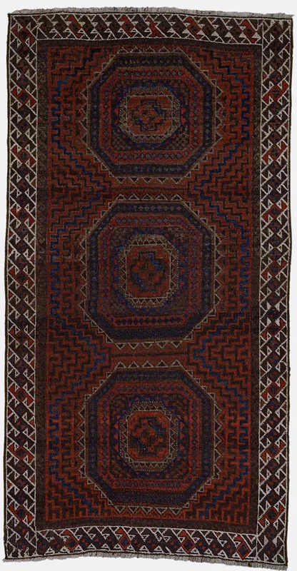 Vintage Persian Baluch Rug – 2’8″ x 5’3″
