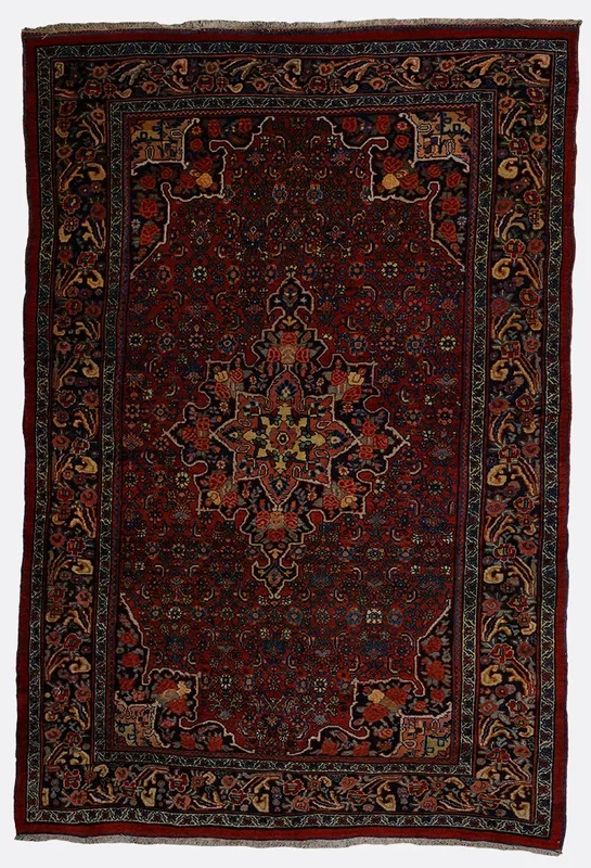 Vintage Persian Bidjar Rug – 5’10” x 8’8″