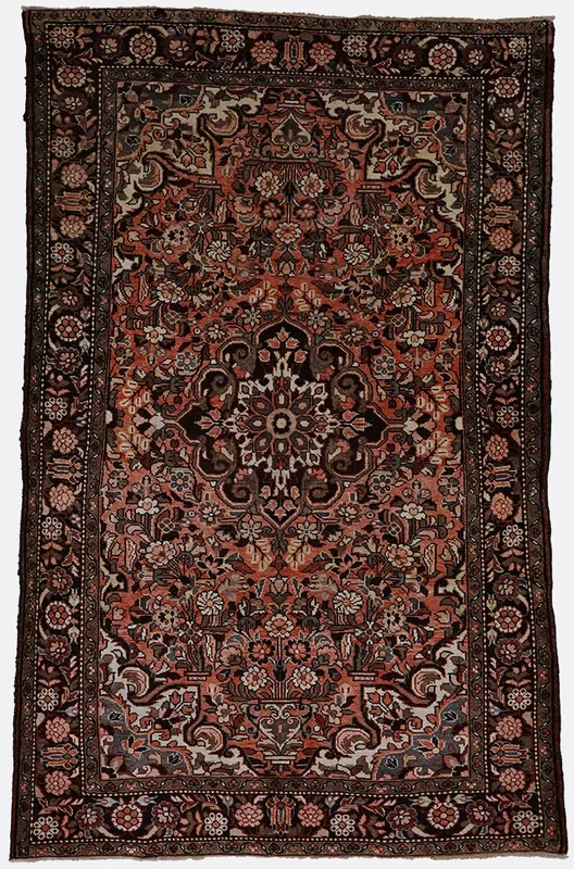 Vintage Persian Hamadan Rug – 4’11” x 7’9″