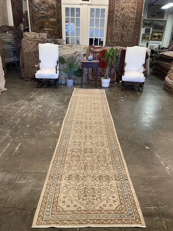 Vintage Persian Hamedan Rug – 2’10” x 13’3″